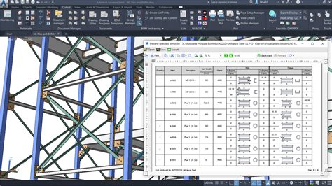 autodesk advance steel template